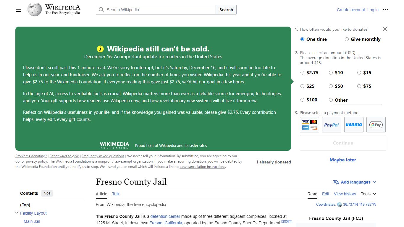 Fresno County Jail - Wikipedia